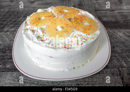 Hausgemachte Ananas-Kuchen Stockfoto