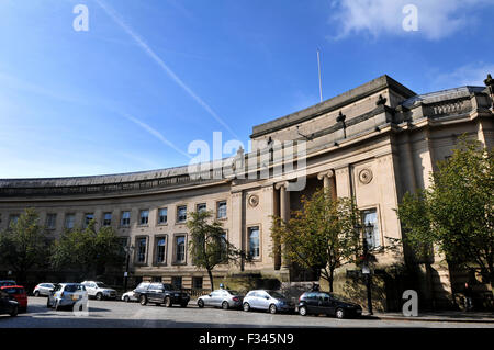 Bolton Magistrates Court, Le Mans Crescent, Bolton. Bild von Paul Heyes, Dienstag, 29. September 2015. Stockfoto