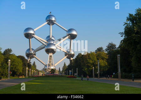 Atomium, das Modell eines Eisenmoleküls in Brüssel-Belgien-Europa Stockfoto