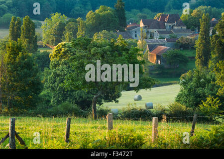 Molières, Pays de Bergerac, Périgord, Dordogne, Aquitaine, Frankreich Stockfoto