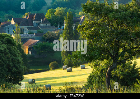 Molières, Pays de Bergerac, Périgord, Dordogne, Aquitaine, Frankreich Stockfoto