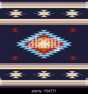 Hintergrund mit ethnischen Motiven. Tribal Muster Hintergrund. Stock Vektor