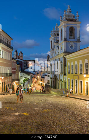 Leben auf der Straße, die Altstadt, Salvador da Bahia, Brasilien Stockfoto