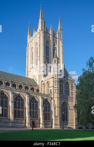 Cathedral Bury St Edmunds, Blick auf die St Edmundsbury (St James) Cathedral Bury St Edmunds Suffolk, England, Großbritannien. Stockfoto