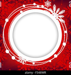 Vektor Schneeflocken Hintergrund Stock Vektor