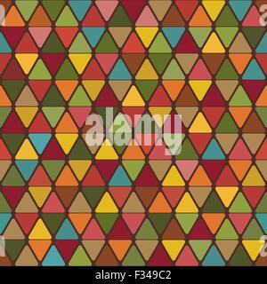 Zusammenfassung Hintergrund von Dreiecken mit abgerundeten Ecken helle Farb-Variationen. Vektor. Stock Vektor