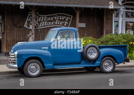 Chevrolet Pick-up, Cannon Beach, Oregon, USA Stockfoto