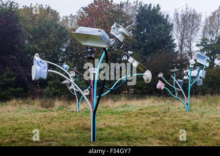 Alternative Landschaft von Dennis Oppenheim. Stockfoto