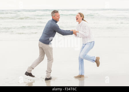 Paar genießt einen schönen Tag Stockfoto