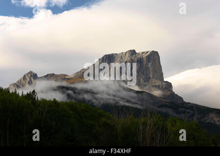 Roche Miette Berg in Jasper Nationalpark Alberta Kanada Stockfoto