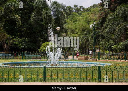 Brunnen, Lalbagh Botanical Garden, Bangalore, Karnataka, Indien Stockfoto