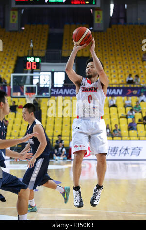 Changsha, China. 29. Sep, 2015. Yuta Tabuse (JPN) Basketball: FIBA Asia Championship 2015 für Männer Gruppe E match zwischen Japan 89-62-Hongkong am Changsha soziale Arbeit College-Gymnasium in Changsha, China. © Yoshio Kato/AFLO/Alamy Live-Nachrichten Stockfoto