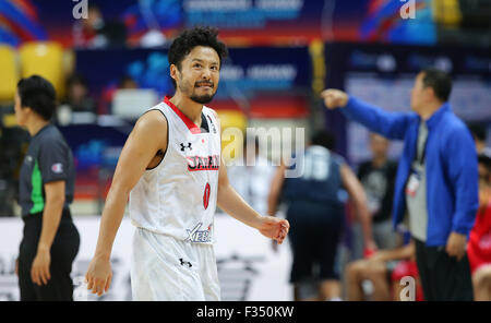 Changsha, China. 29. Sep, 2015. Yuta Tabuse (JPN) Basketball: FIBA Asia Championship 2015 für Männer Gruppe E match zwischen Japan 89-62-Hongkong am Changsha soziale Arbeit College-Gymnasium in Changsha, China. © Yoshio Kato/AFLO/Alamy Live-Nachrichten Stockfoto