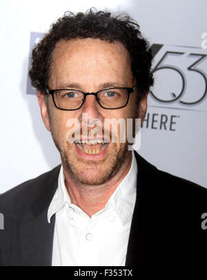 New York, New York, USA. 29. Sep, 2015. Regisseur ETHAN COEN besucht 2015 New York Film Festival Screening des 15. Jahrestages der "Brother Where Art Thou" in der Alice Tully Hall im Lincoln Center statt. Bildnachweis: Nancy Kaszerman/ZUMA Draht/Alamy Live-Nachrichten Stockfoto