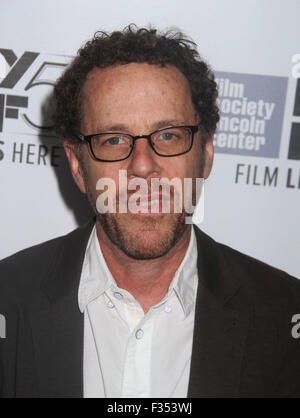 New York, New York, USA. 29. Sep, 2015. Regisseur ETHAN COEN besucht 2015 New York Film Festival Screening des 15. Jahrestages der "Brother Where Art Thou" in der Alice Tully Hall im Lincoln Center statt. Bildnachweis: Nancy Kaszerman/ZUMA Draht/Alamy Live-Nachrichten Stockfoto