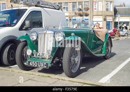 Britische Sportwagen von MG T-Serie Stockfoto