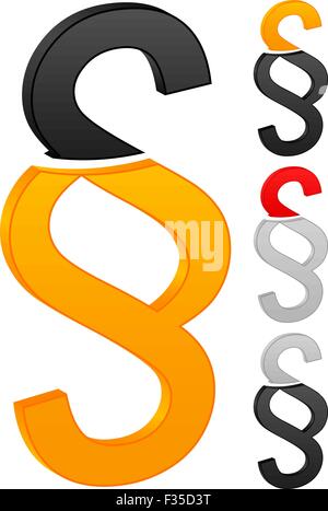 Absatz-Symbol auf einem weißen Hintergrund. Vektor-Illustration. Stock Vektor