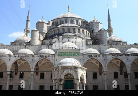 Sultan-Ahmed-Moschee in Istanbul, Türkei Stockfoto