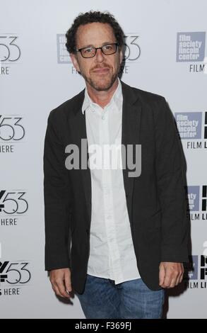 New York, NY, USA. 29. Sep, 2015. Ethan Coen im Ankunftsbereich für 53. New York Film Festival: O Bruder, wo bist du Screening, Alice Tully Hall im Lincoln Center, New York, NY 29. September 2015. © Kristin Callahan/Everett Collection/Alamy Live-Nachrichten Stockfoto