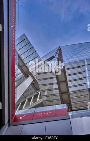 Die Scherbe, genannt der Shard of Glass, Shard London Bridge und London Bridge Tower, früher ist eine 72-geschossiges Hochhaus Stockfoto