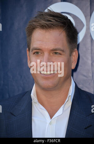 LOS ANGELES, CA - 10. August 2015: Michael Weatherly in der CBS - Showtime & CW TCA Sommerfest im Pacific Design Center, West Hollywood. Stockfoto