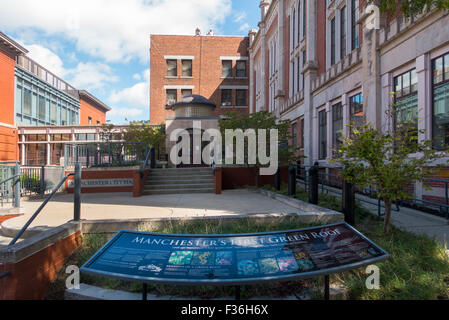 Manchester NH City Hall Newhampshire Stockfoto