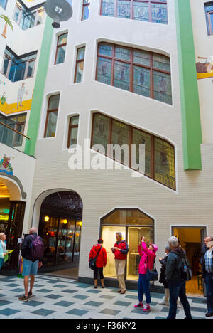 Flecken Hof Passage, Altstadt, alte Stadt, Leipzig, Sachsen, Germany Stockfoto