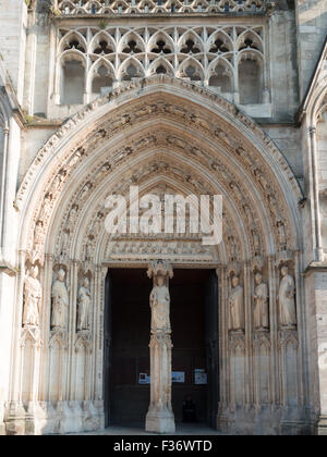Kathedrale von Bordeaux Tür Stockfoto