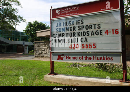 Alumni-Arena an der Saint Marys University in Halifax, N.S. Stockfoto