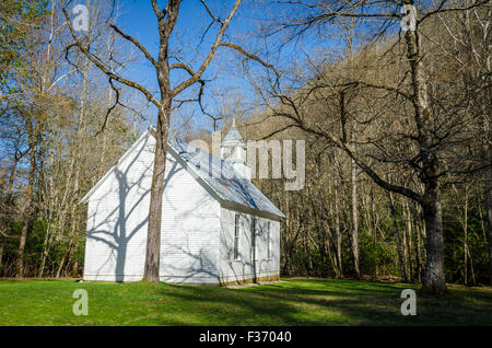 Palmer Kapelle Methodistenkirche in Cataloochee im Great Smoky Mountains National Park Stockfoto