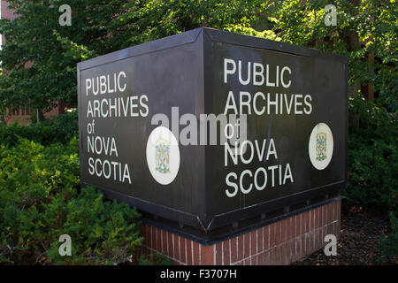 Öffentlichen Archiven von Nova Scotia in Halifax, N.S. Stockfoto