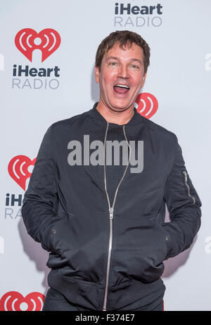 Sänger Stephen Jenkins von Third Eye Blind besucht 2015 iHeartRadio Music Festival in Las Vegas Stockfoto