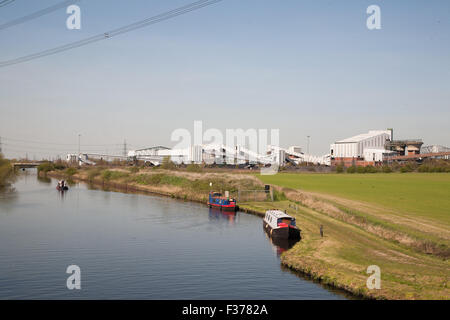 Kellingley Colliery in West Yorkshire, UK. kellingley ist das letzte Tief Coal Mine in Großbritannien. Stockfoto