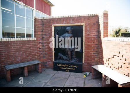 Die bergleute Memorial an kellingley Colliery in West Yorkshire, UK. kellingley ist das letzte Tief Coal Mine Linke in Großbritannien. Ian Stockfoto