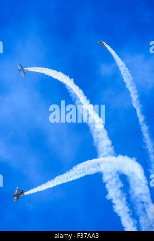 Kunstflugstaffel Goodyear Adler, Trustco International Air Show 2015, internationalen Flughafen Hosea Kutako, Namibia Stockfoto