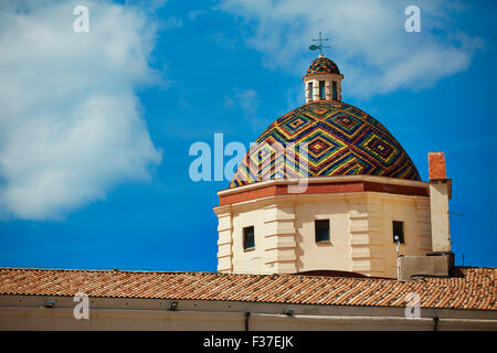 Kirche von San Michele, Alghero, Sardinien Stockfoto