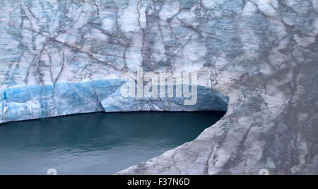 Arktischen Gletscher. Bereich Nowaja Semlja Stockfoto