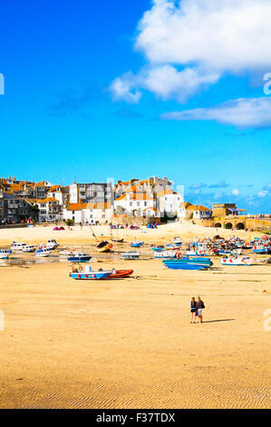 St Ives Hafen, Cornwall, England, UK Stockfoto