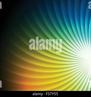 Glänzend bunten Wirbel abstrakten Hintergrund. Vektor-design Stock Vektor