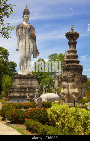 Ein Ort in der Nähe von Khon Kaen, Isaan, Thailand, aus dem Leben des Buddha Stockfoto