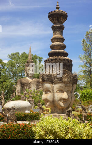 Ein Ort in der Nähe von Khon Kaen, Isaan, Thailand, aus dem Leben des Buddha Stockfoto