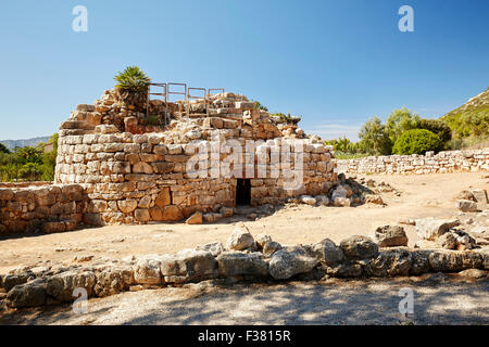 Alten nuragischen komplexe Palmavera, Sardinien Stockfoto