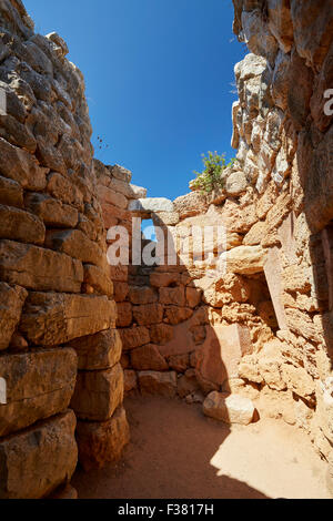 Alten nuragischen komplexe Palmavera, Sardinien Stockfoto