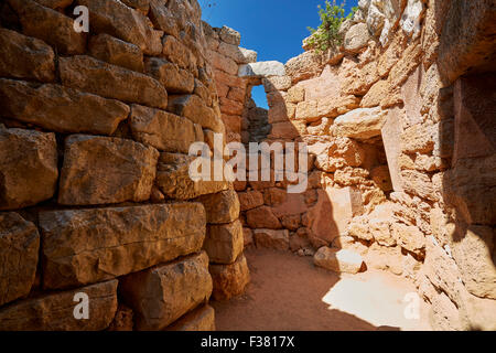 Alten nuragischen komplexe Palmavera, Sardinien Stockfoto