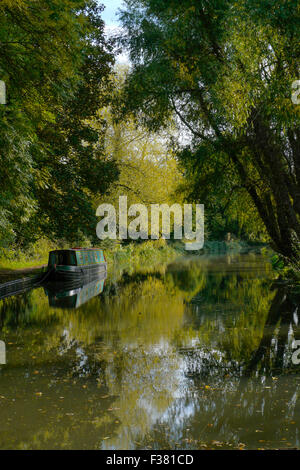 Basingstoke Canal, Hampshire, England Stockfoto