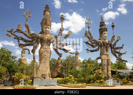 Ein Ort in der Nähe von Khon Kaen, Isaan, Thailand, aus dem Leben des Buddha Stockfoto