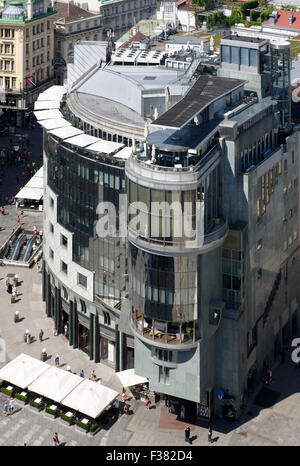 Haas-Haus am Stephansplatz erbaut 1889 von Hans Hollein, Wien, Österreich Stockfoto