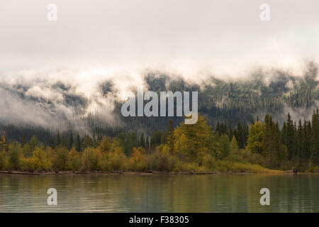 Clearing-Sturm am Moose Lake Stockfoto