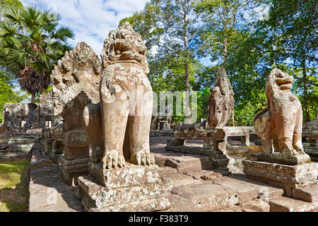 Banteay Kdei Tempel. Angkor archäologischer Park, Siem Reap Provinz, Kambodscha. Stockfoto