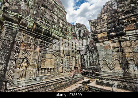 Preah Khan Tempel. Angkor archäologischer Park, Siem Reap Provinz, Kambodscha. Stockfoto